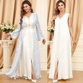 Abaya Dress Muslim Two-Piece Women's Robe 3326 - Hiychic