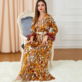 Casual Long-Sleeved Digital Printed Dress 3248 - Hiychic
