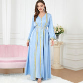 Muslim Dress Two-PieceSet Abaya Women's Dress 3212 - Hiychic