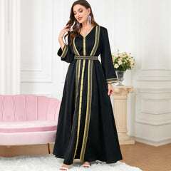 Muslim Dress Two-PieceSet Abaya Women's Dress 3212 - Hiychic