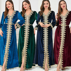 Muslim Fashion Islamic Abaya Beuche Dress 3260 - Hiychic