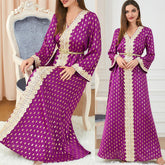 Muslim Fashion Loose Abaya Dress 3200 - Hiychic