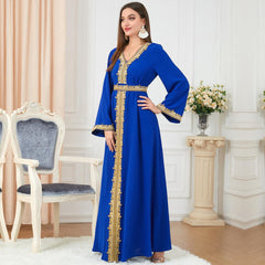 Muslim Fashion Women's Abaya Dress 3252. - Hiychic