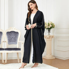 Muslim Robe Batwing Sleeve Slim Dress 3276 - Hiychic