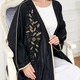 Muslim Robe Batwing Sleeve Slim Dress 3276 - Hiychic