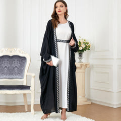 Muslim Two-Piece Abaya Dress 3215 - Hiychic