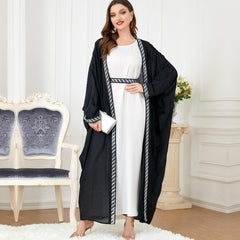Muslim Two-Piece Abaya Dress 3215 - Hiychic