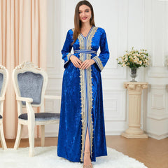 Muslim Women's Embridery Been Dress 3254 - Hiychic