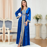 Muslim Women's Embridery Been Dress 3254 - Hiychic