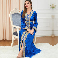 Muslim Women's Embridery Been Dress 3254 - Hiychic