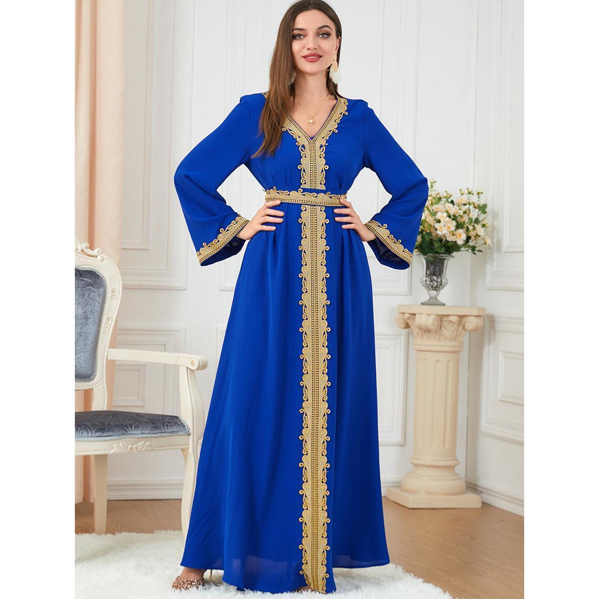 Muslim Fashion Women's Abaya Dress 3252. - Hiychic
