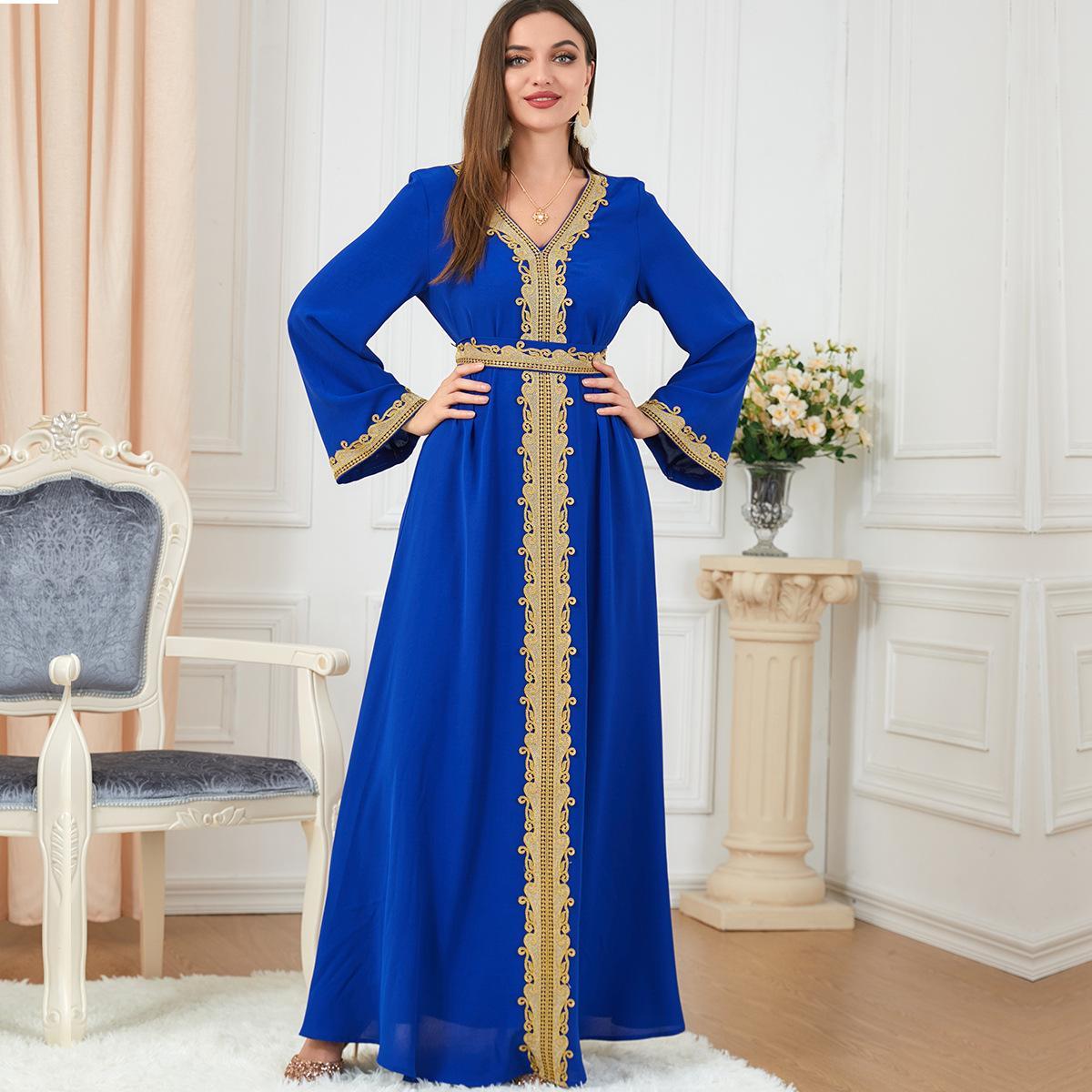 Muslim Fashion Women's Abaya Dress 3252. - Hiychic