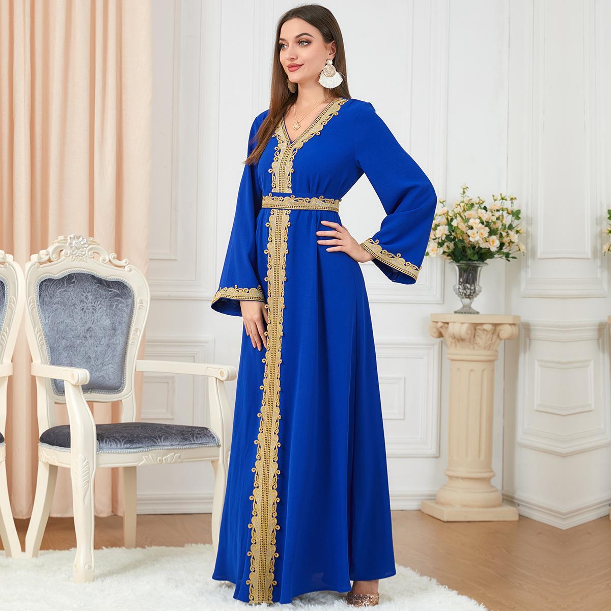 Muslim Fashion Women's Abaya Dress 3252. - Hiychic