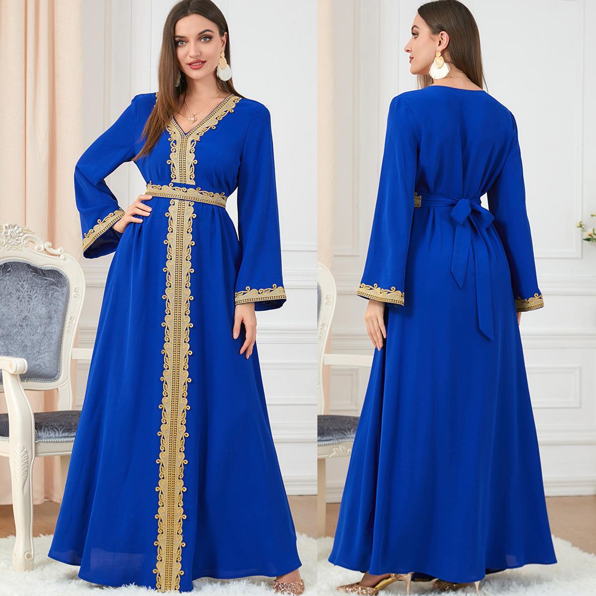 Muslim Fashion Women's Abaya Dress 3252. - Hiychic